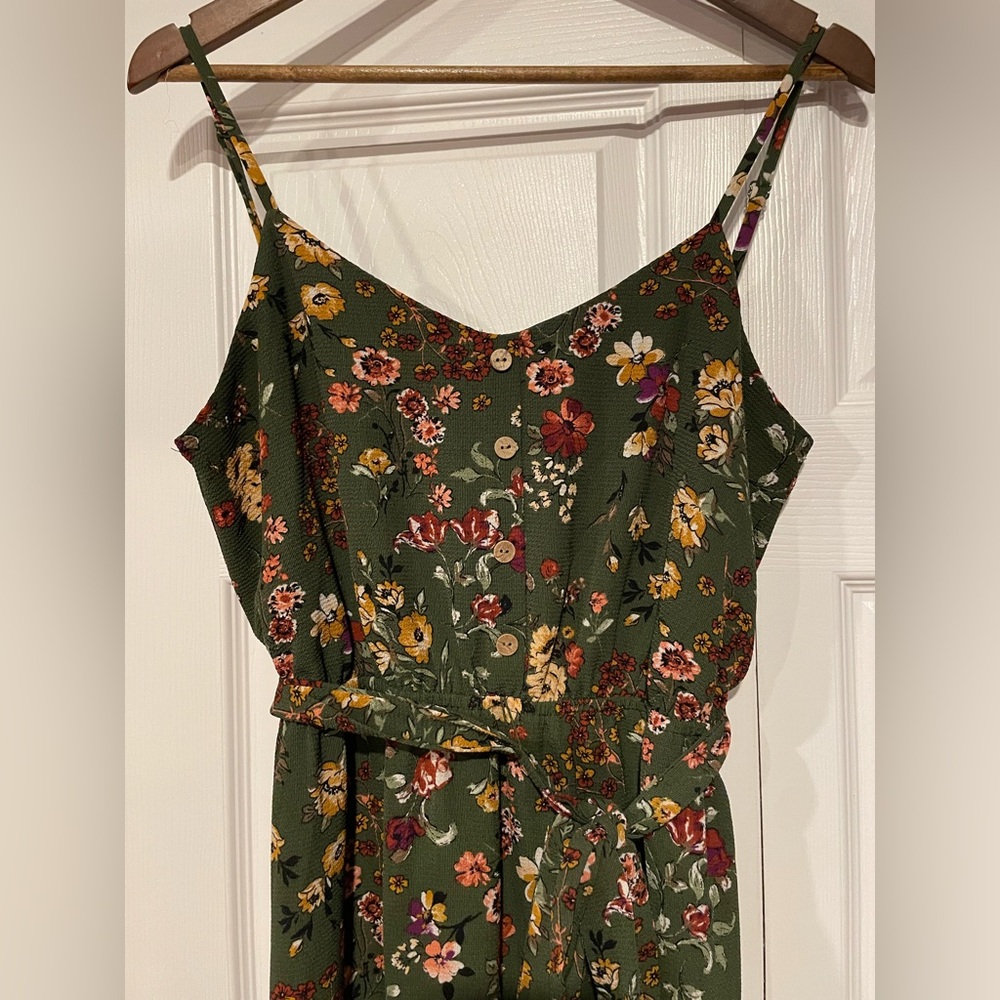 As U Wish Floral Maxi Dress